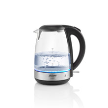Load image into Gallery viewer, Arzum Illuminating Glass Kettle in Black
