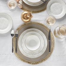 Load image into Gallery viewer, Karaca Siena 56 Pieces Gold Dinnerware Set for 12 People
