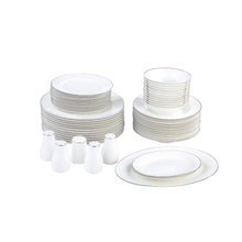 Load image into Gallery viewer, Karaca Lexi Platin 56 Pieces Dinnerware Set for 12 People
