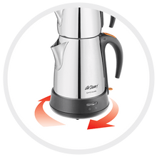 Load image into Gallery viewer, Arzum Classic Turkish Tea Maker, Stainless Steel - AR3003
