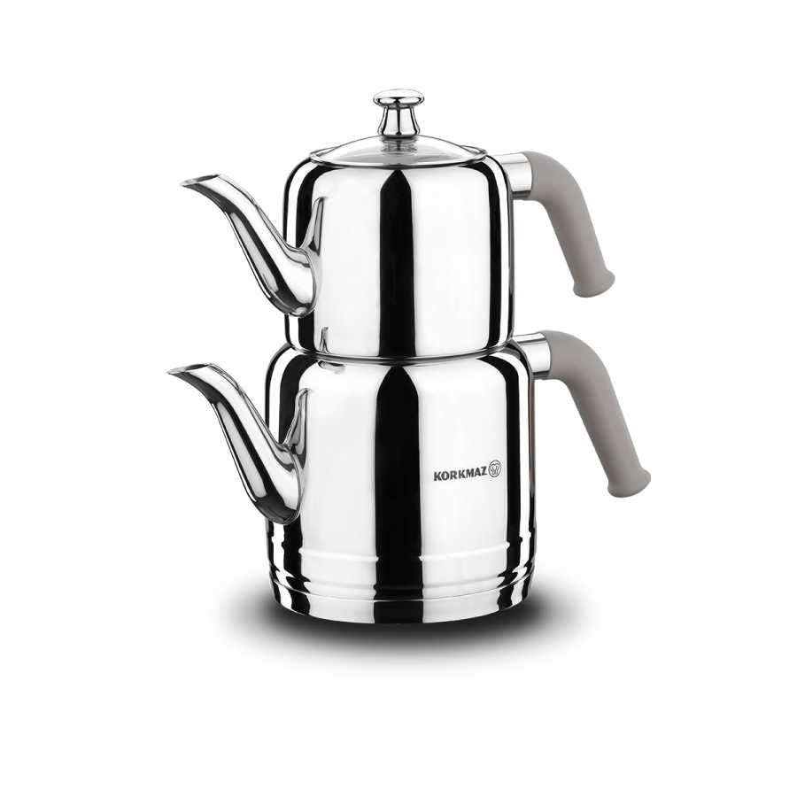 Korkmaz Riva Teapot Set, Çaydanlık A189-02, Beige